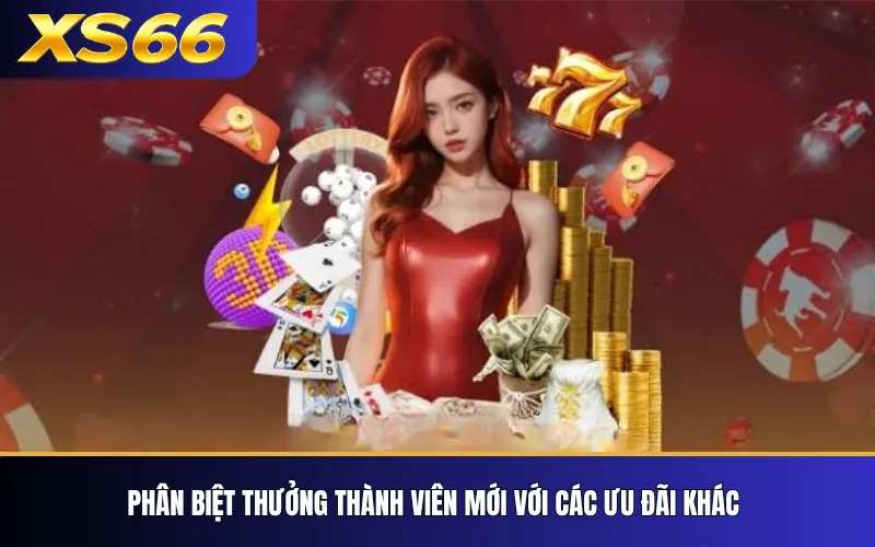 Thưởng Thành Viên Mới XS66 – Cách Kiểm Tra Và Nhận Ưu Đãi 4 Phân biệt thưởng thành viên mới với các ưu đãi khác